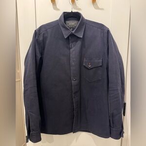 18 Waits Men’s Navy Insulated Shirt Jacket